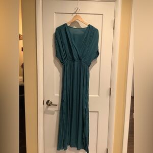Cupshe Teal Maxi Dress